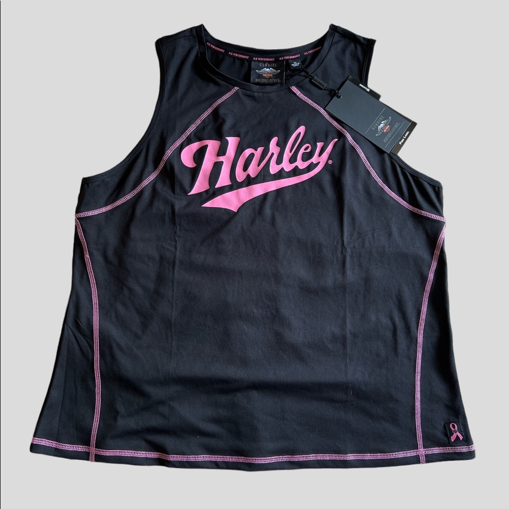 NWT - SIZE 1W 
Harley Davidson Pink Label performance sleeveless tank top